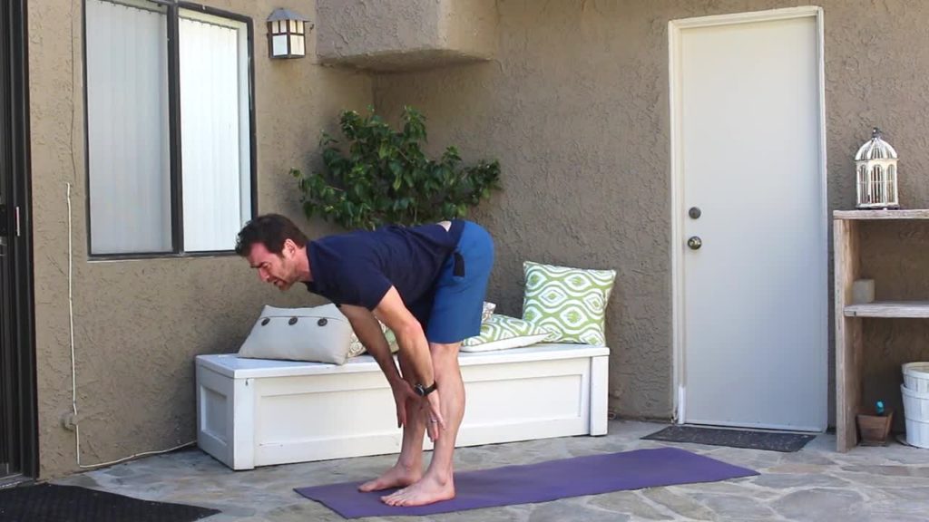 Yoga Pose - Half Standing Forward Fold