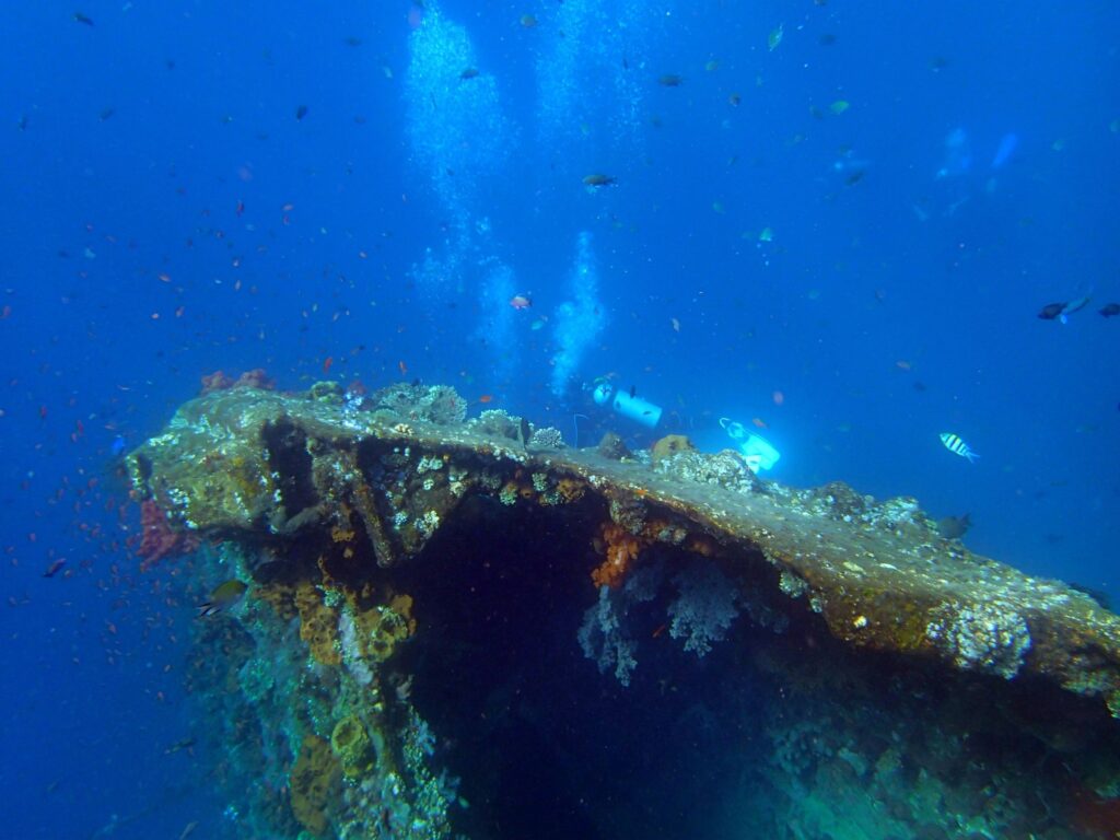 Shipwreck in Tulamben Diving