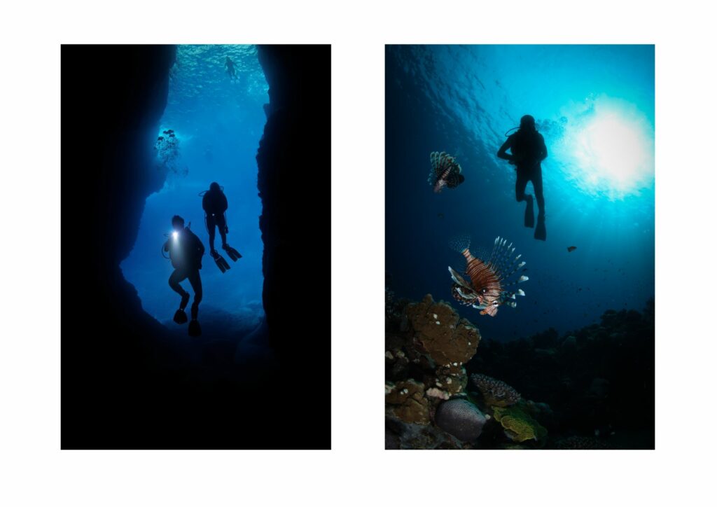 night diving in Bali