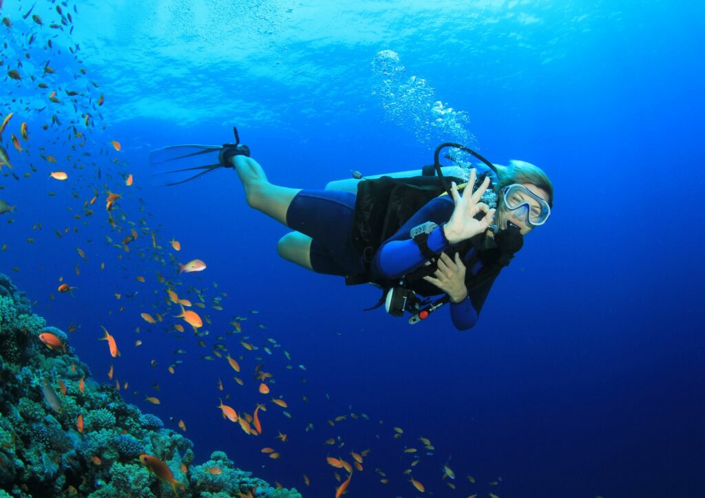 Lady Diver - Scuba Diving