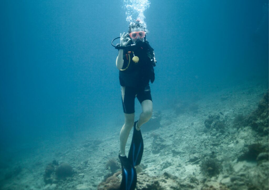 scuba diving career
