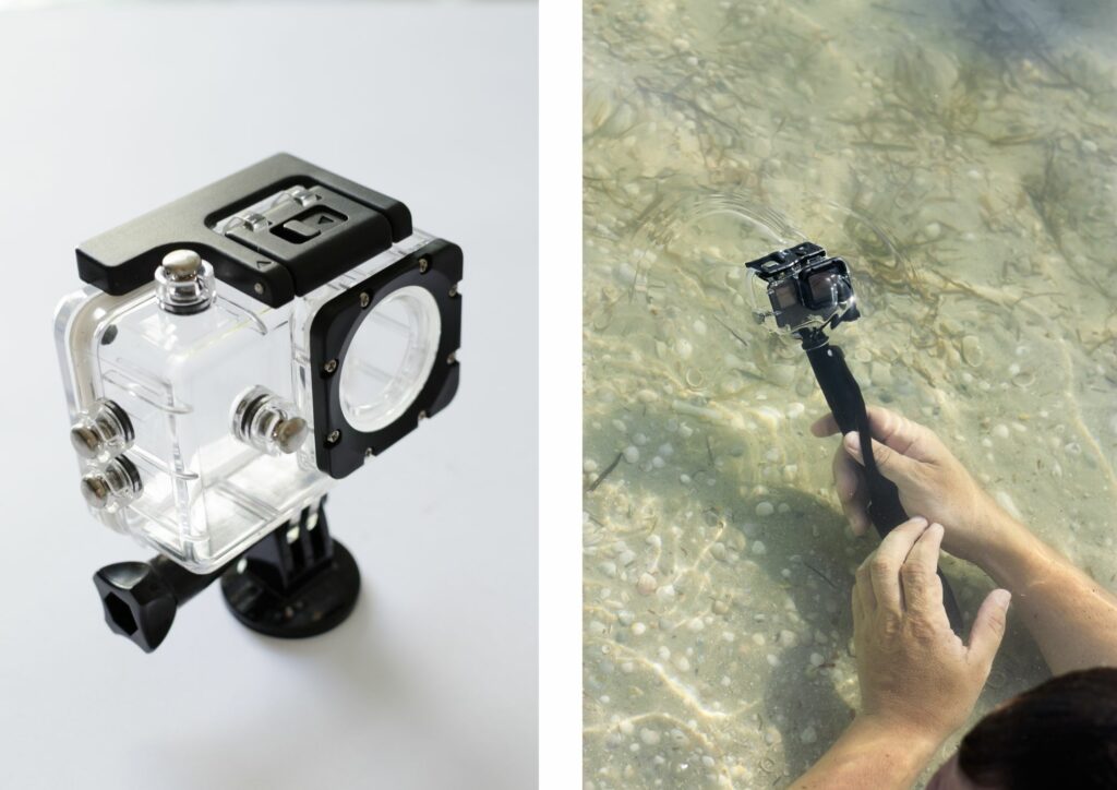 dive photography gear casing underwater camera