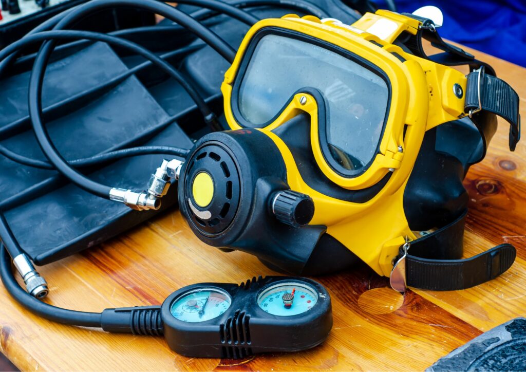 Diving Equipment - Yellow Mask