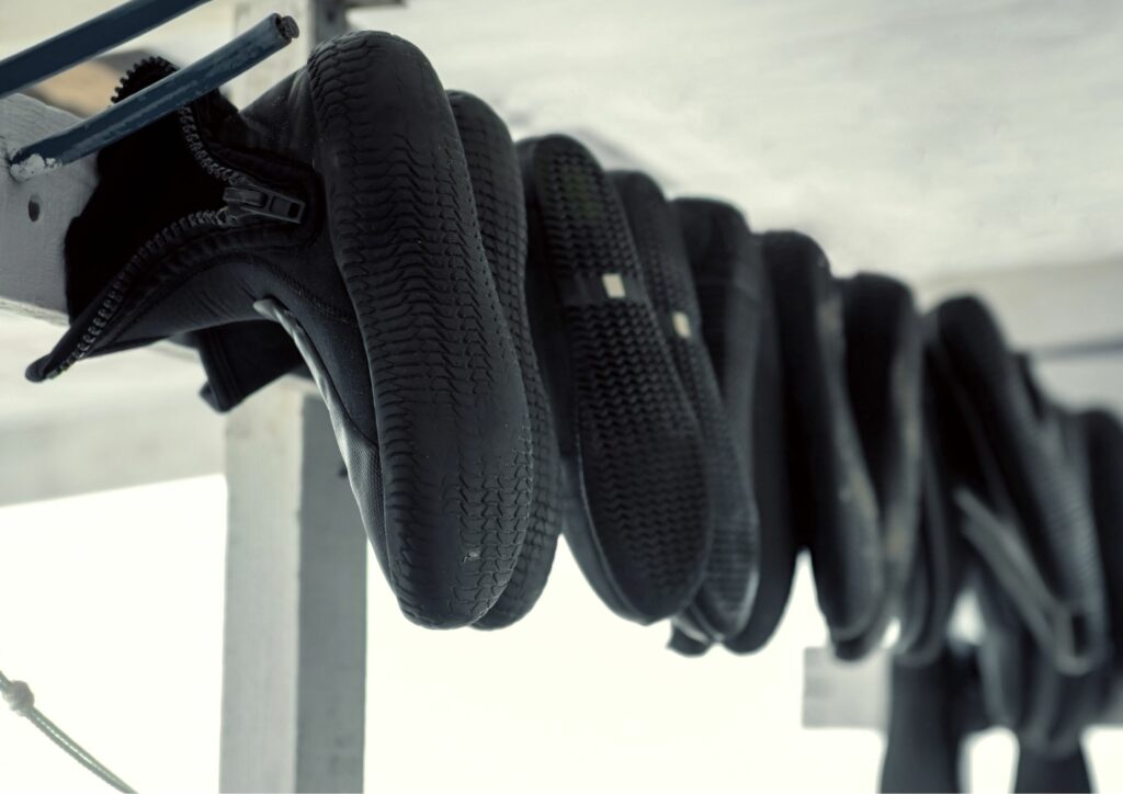 Diving Equipment - Hanging boots