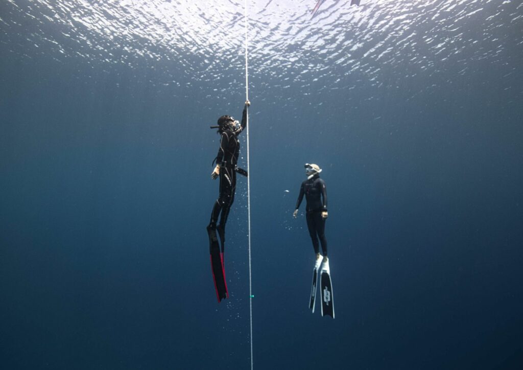freediving - 2 divers
