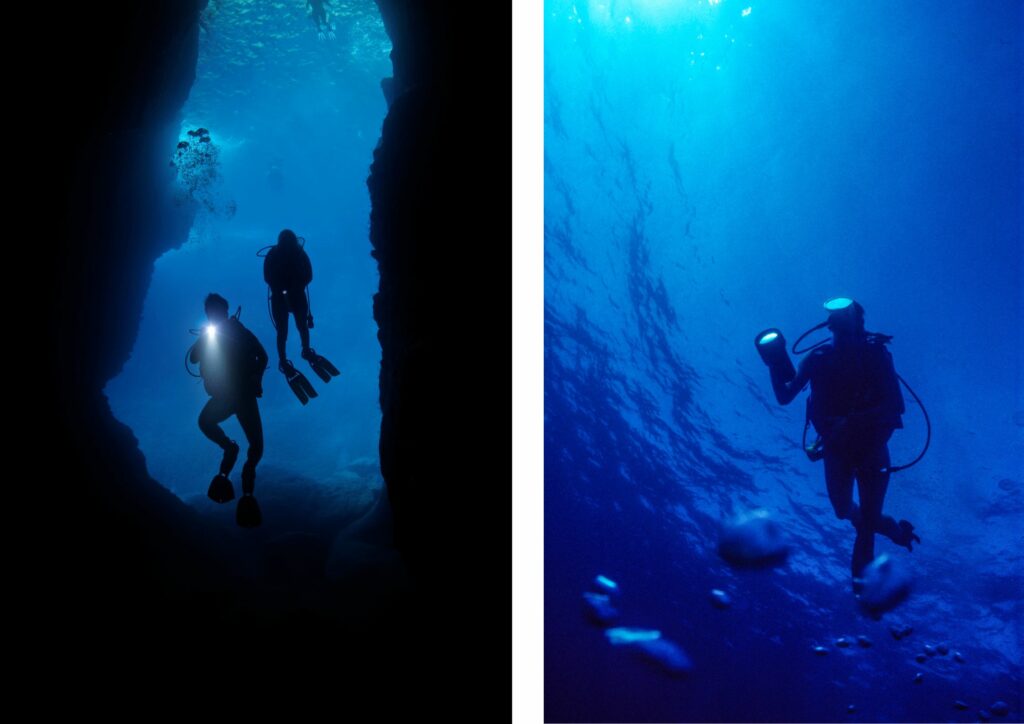 night dive - 2 divers