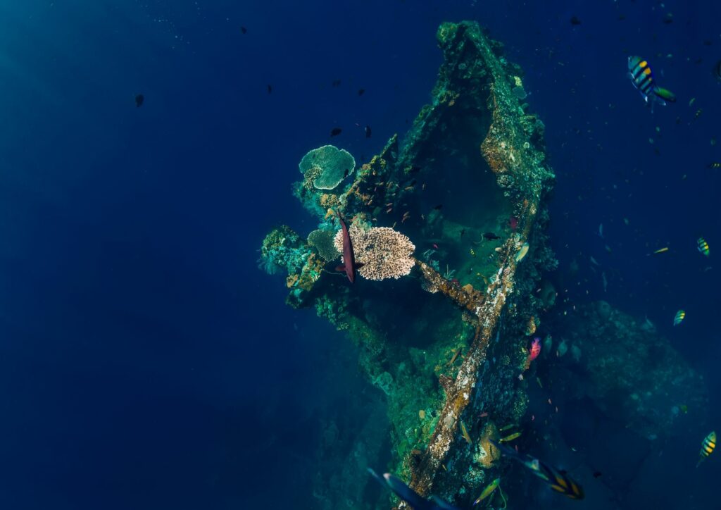 north bali - tulamben. liberty shipwreck
