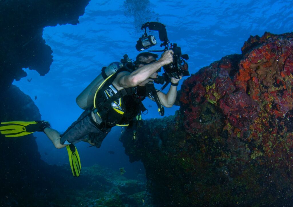 underwater photography - diver